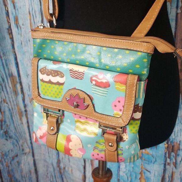 LILY Bloom Cupcake Crossbody Purse - Picture 2 of 10